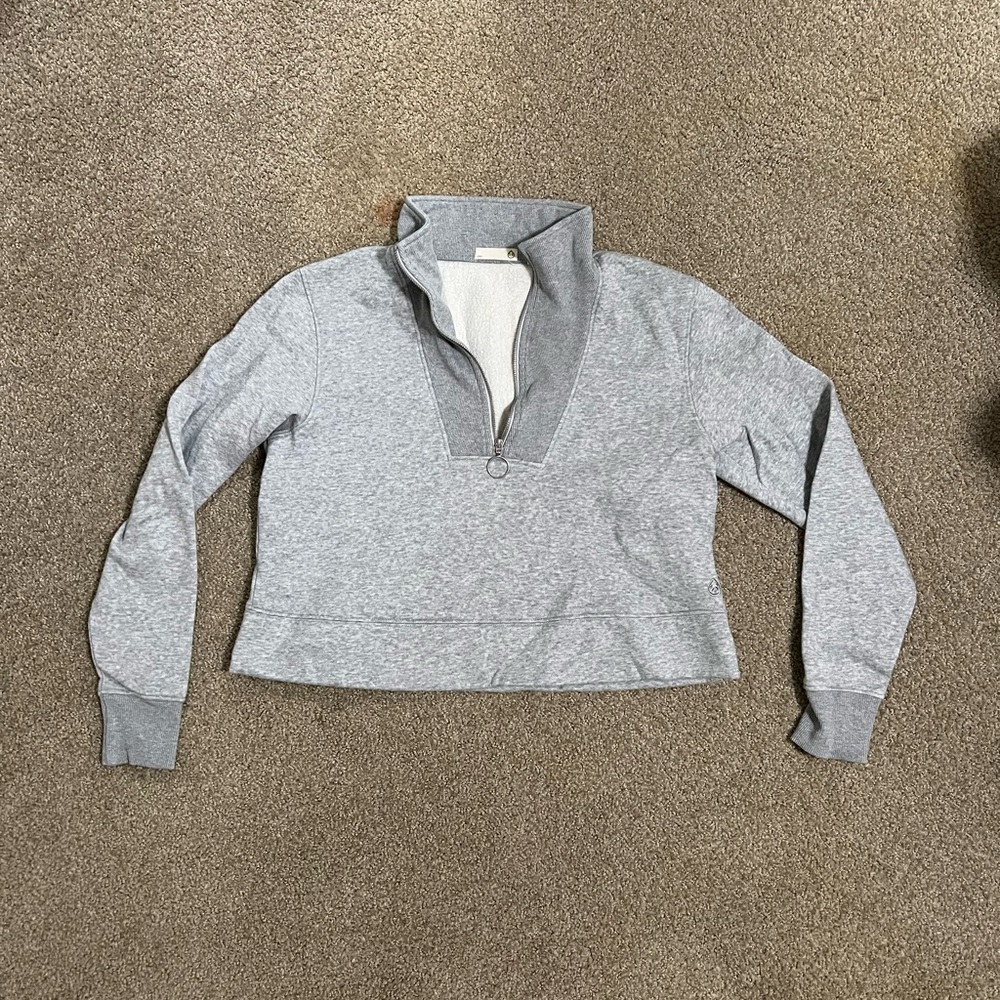 Tasc Gray Quarter-Zip Pullover